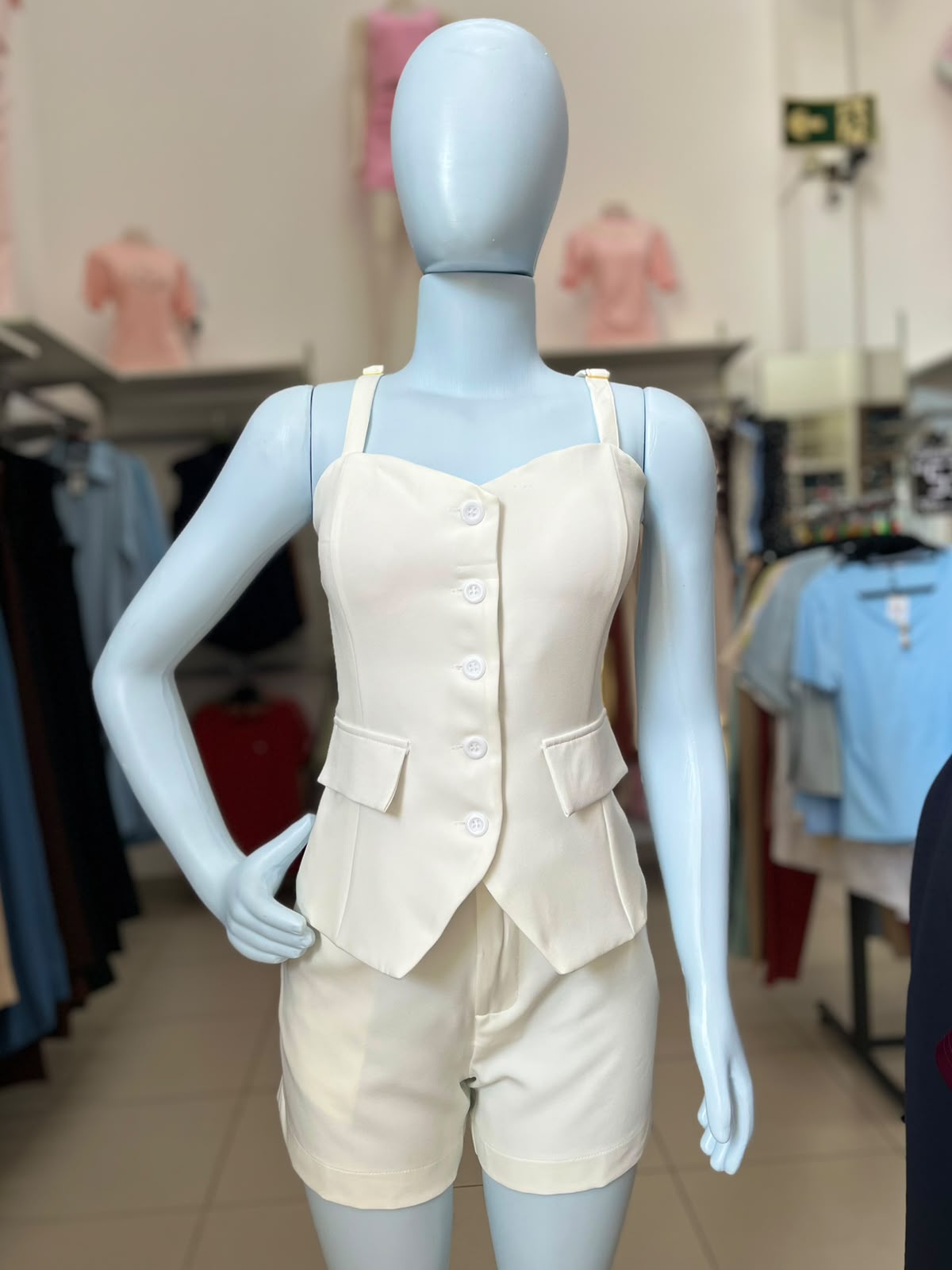 Conjunto Creme Feminino