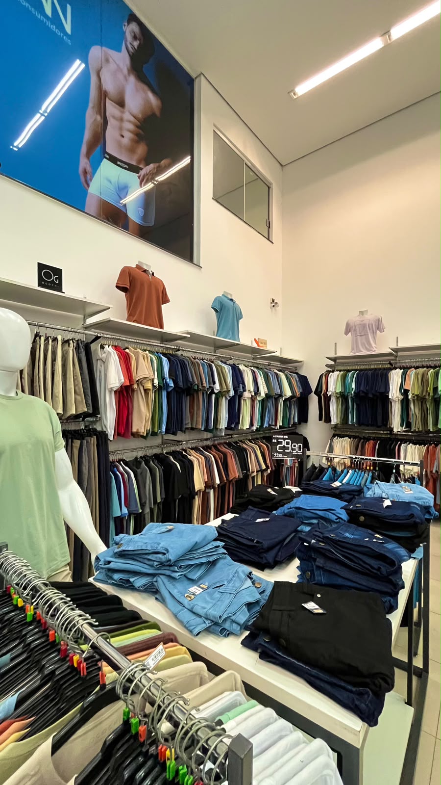 Seção Masculina Camisas